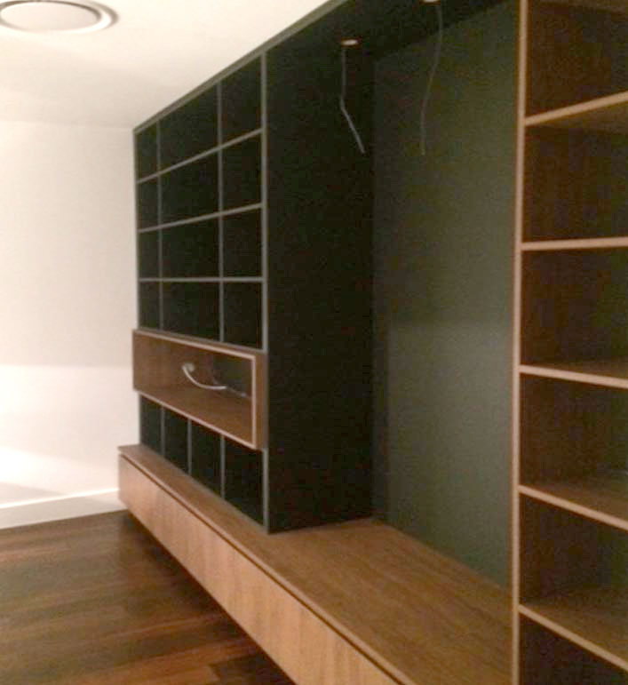 Stylish cabinetry installation