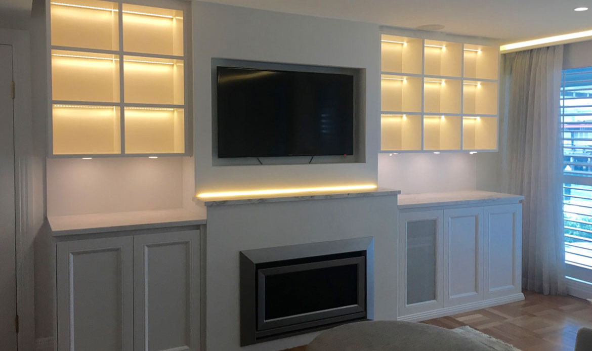 Customized Shelves & Cabinets