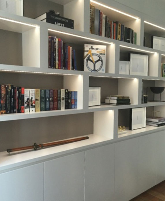 Customized Shelves & Cabinets