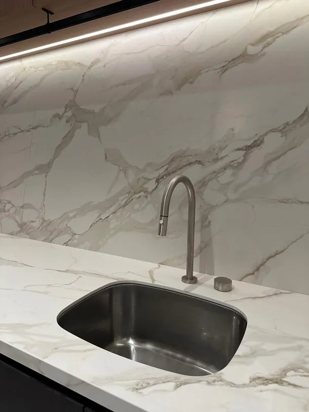 Sink in the kitchen